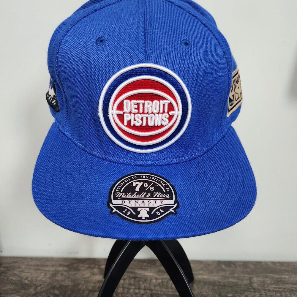Mitchell & Ness Detroit Pistons The Champs 1989 Finals Fitted Hat‎ 7 3/8